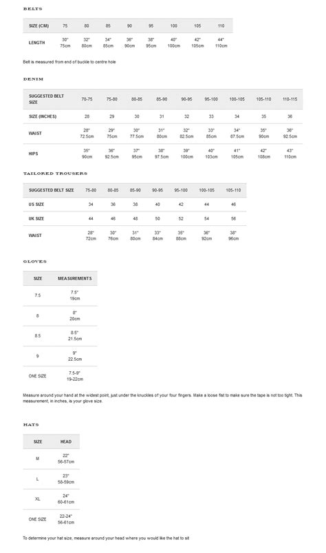 burberry mens polo size chart